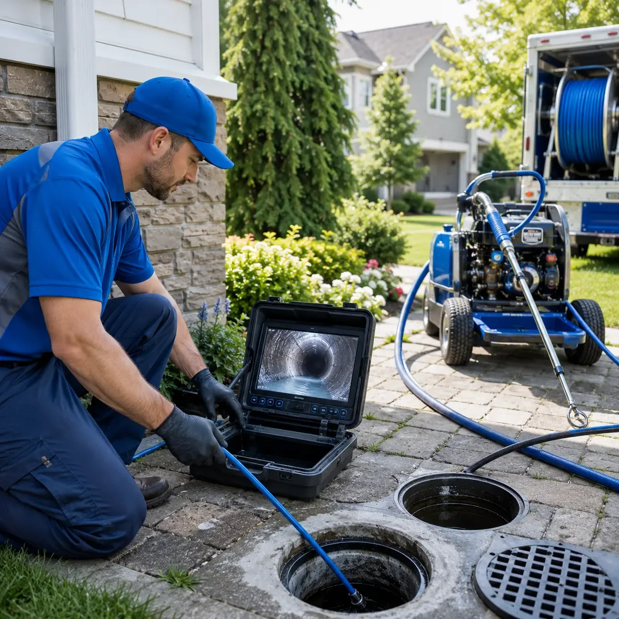 Outdoor drain cleaning professionals serving Stillwater, PA
